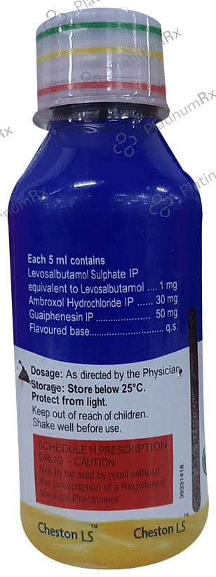 Cheston LS 30/50/1mg Syrup 100ml