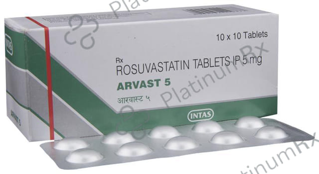 Arvast 5mg Tablet 10s