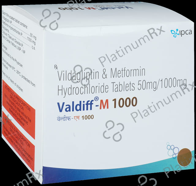 Valdiff M 1000/50mg Tablet 15s