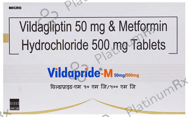 Vildapride M 500/50mg Tablet 10s