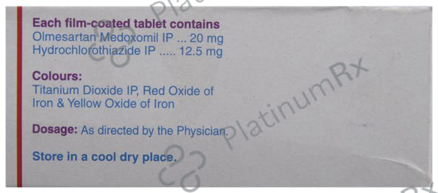 Olmecip H 12.5/20mg Tablet 10s