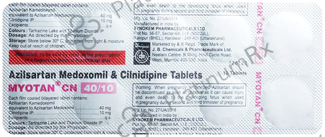 Myotan CN 40/10mg Tablet 10s
