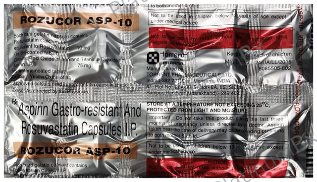 Rozucor ASP 10/75mg Capsule 10s