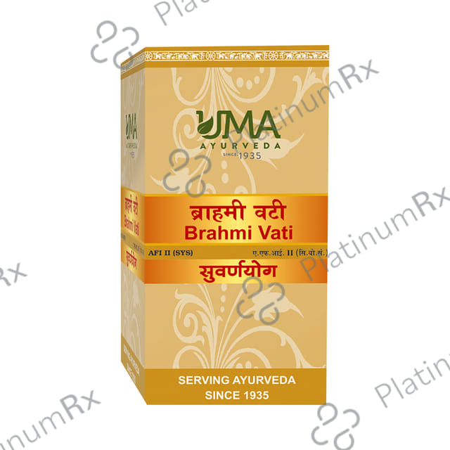 Uma Ayurveda Brahmi Vati (with Gold)
