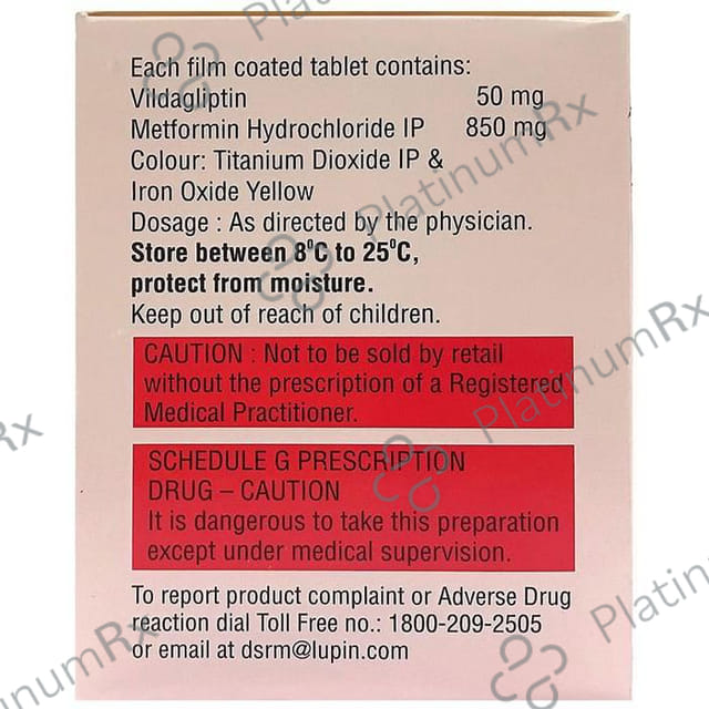 Verifica M 50/850mg Tablet 15s
