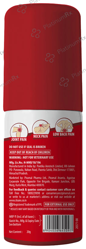 Sloan's Spray (55gm Each) 2 sprays
