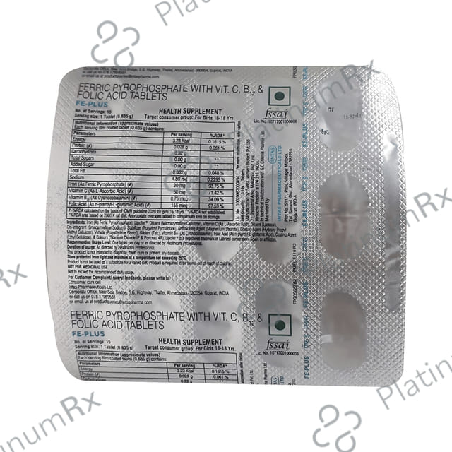FE Plus Tablet 15s