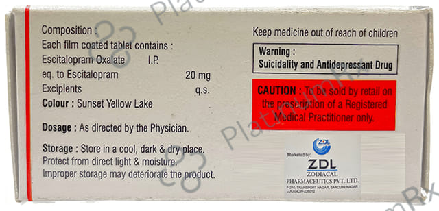 ES Bliss 20mg Tablet 10s