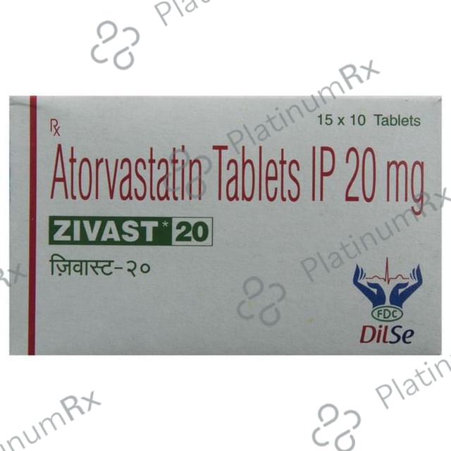 Zivast 20mg Tablet 10s