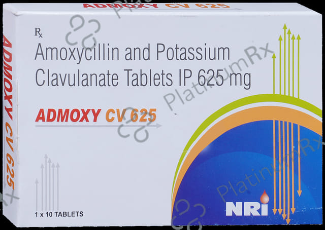 Admoxy CV 625mg Tablet 10s