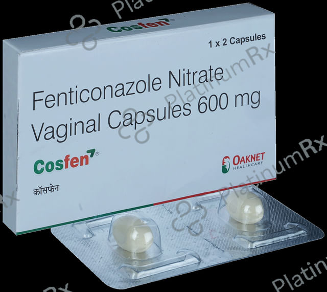 Cosfen 600mg Vaginal Capsule 2s