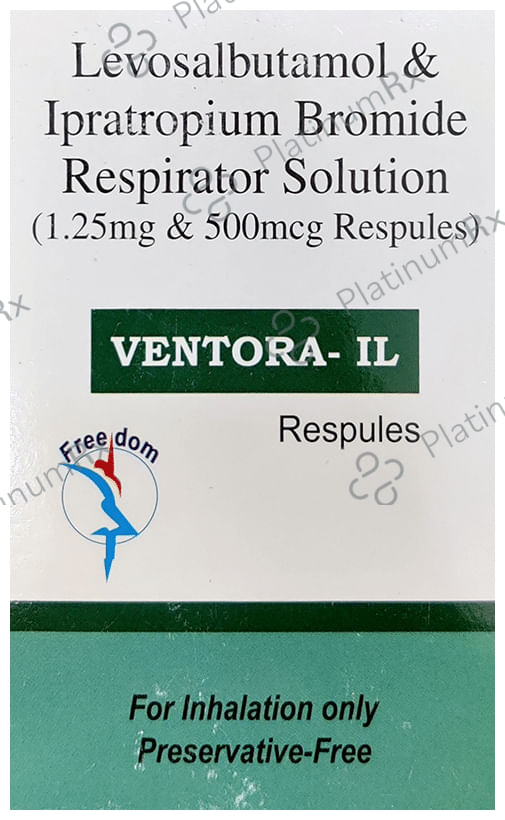 Ventora IL 1.25/500mcg Respules 5X2.5ml