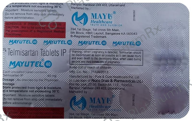 Mayutel 40mg Tablet 15s