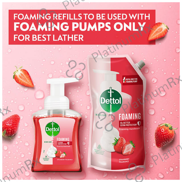 Dettol Strawberry Fragrance Foaming Handwash 250ml