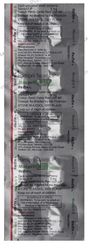 Macpril 5mg Tablet 10s