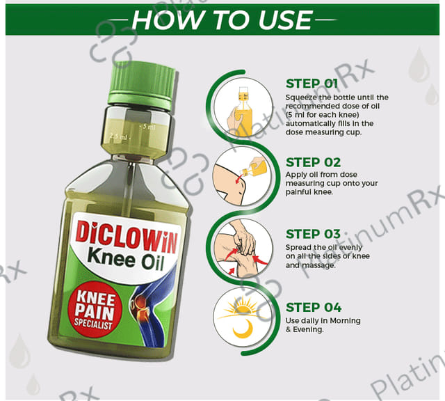 Diclowin Knee Oil 60ml
