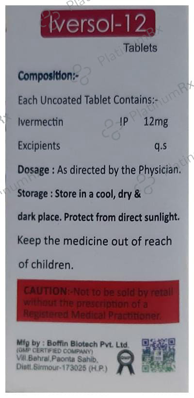 Iversol 12 Tablet