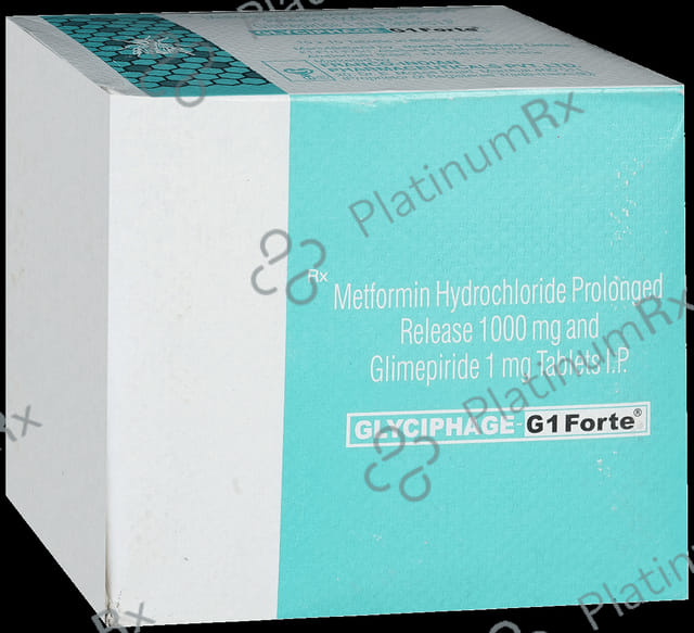 Glyciphage G 1/1000mg Tablet PR 10s