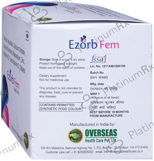 Ezorb Fem Tablet 15s