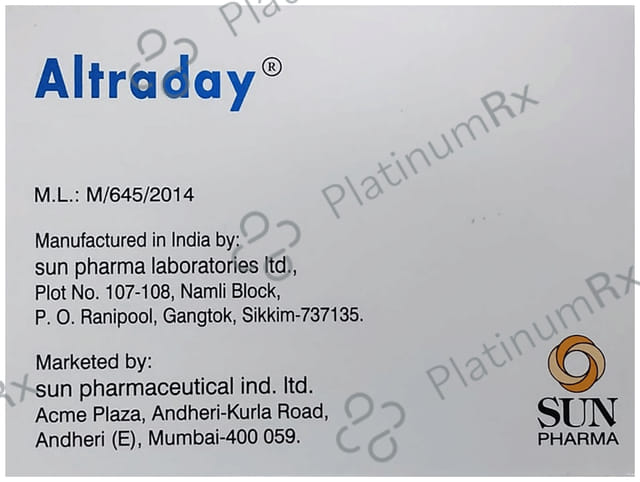 Altraday 200/20mg Capsule SR 15s
