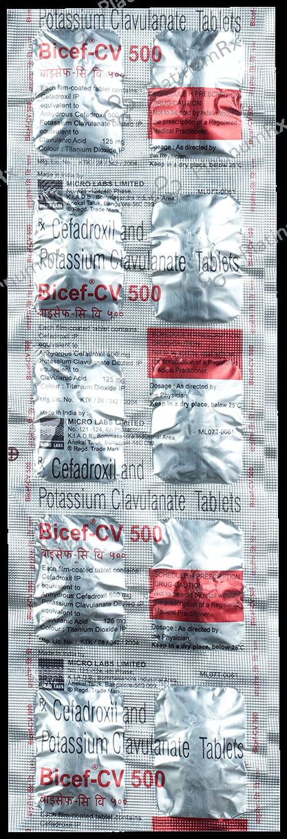 Bicef CV 500 Tablet