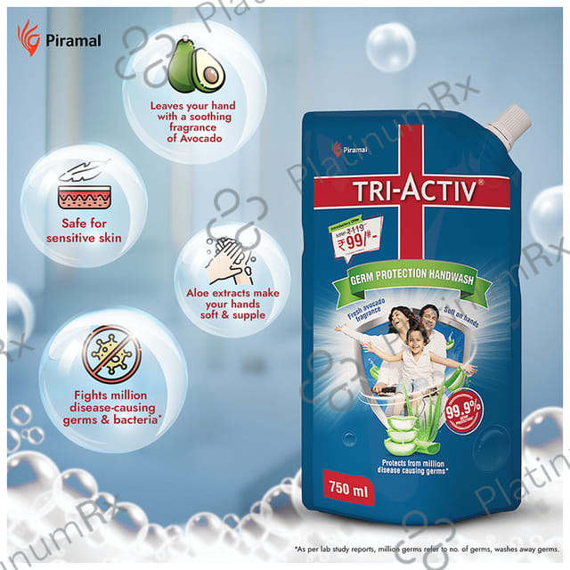 Tri Activ Germ Protection Handwash 750ml