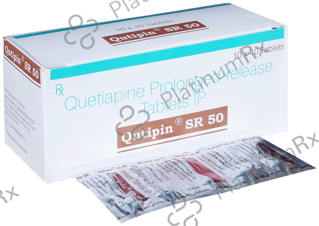 Qutipin SR 50mg Tablet PR 10s