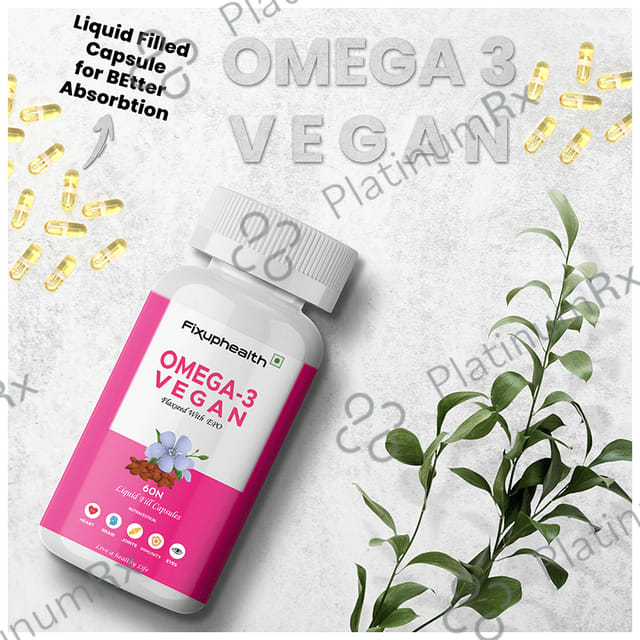 Fixuphealth Omega 3 Vegan Capsule 60s
