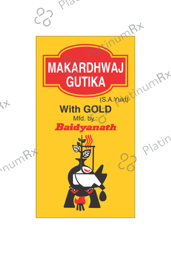 Baidyanath Makardhwaj Gutika (with Gold)