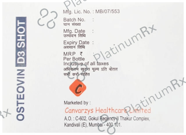 Osteovin D3 Shot Sugar Free 5ml