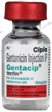 Gentacip 40mg Injection 2 Injection