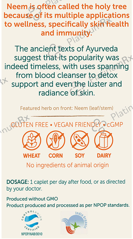 Himalaya Organic Neem Caplet 60s