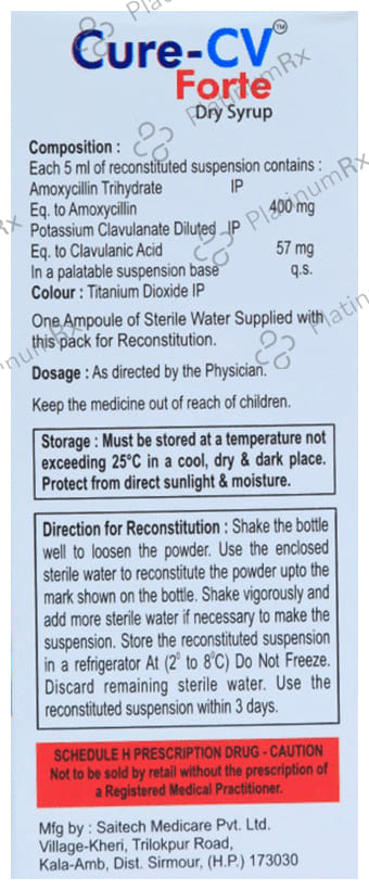 Cure-CV Forte Dry Syrup