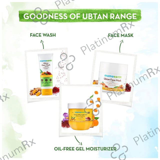 Mamaearth Ubtan Night Cream - Paraben & Silicone-Free - For All Skin Types