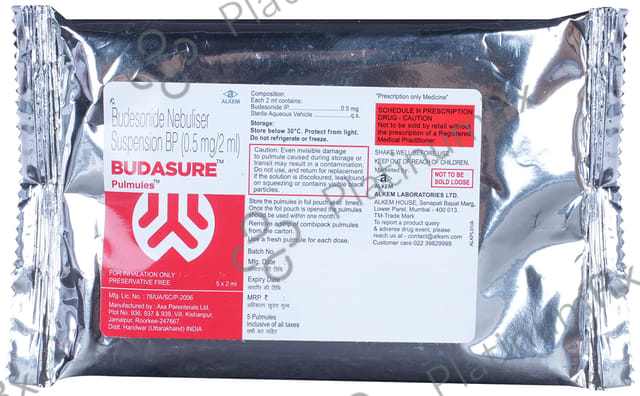 Budasure 0.5mg Respules 5X2ml