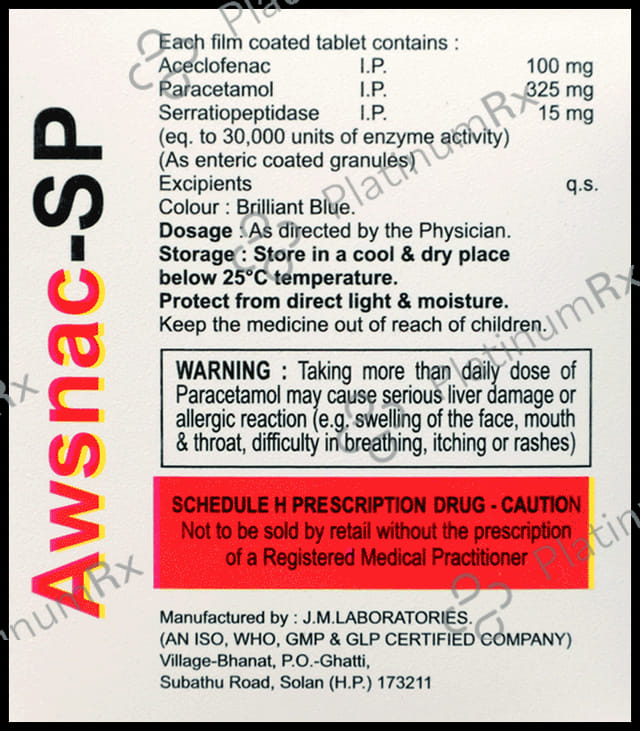 Awsnac-SP Tablet
