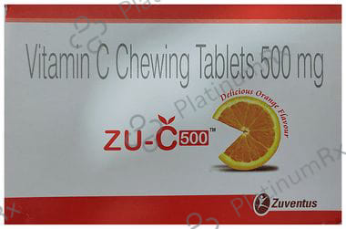 Zu-C 500 Orange Chewable Tablet