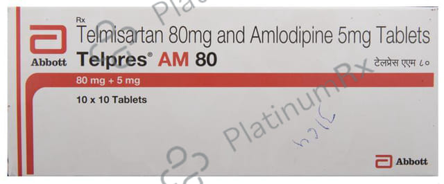 Telpres AM 5/80mg Tablet 10s