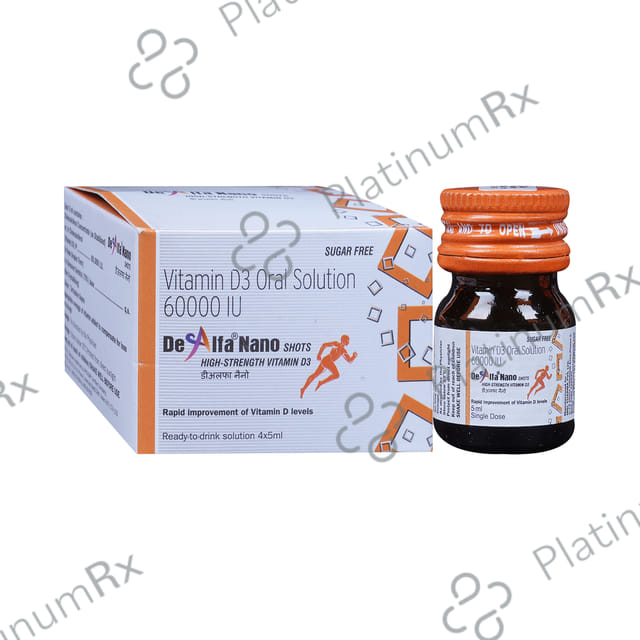 De Alfa Nano Shot Sugar Free Solution 5ml