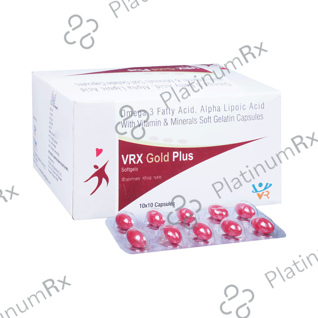 VRX Gold Plus Soft Gelatin Capsule