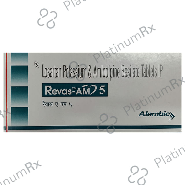 Revas AM 5/50mg Tablet 10s