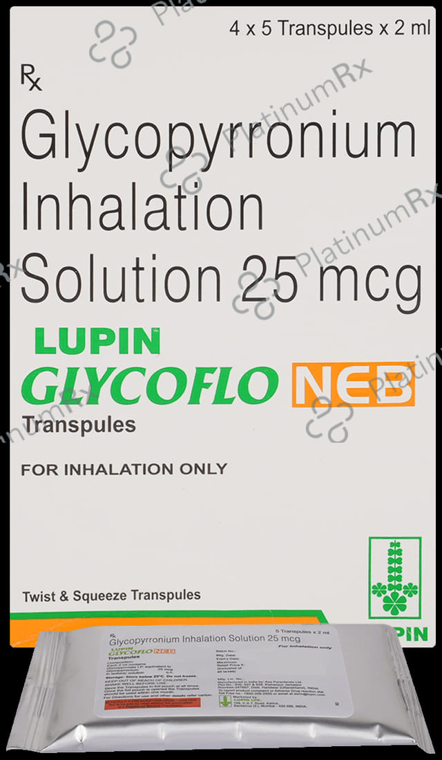 Glycoflo Neb 25mcg transpule 5s