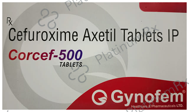 Corcef 500mg Tablet 10s