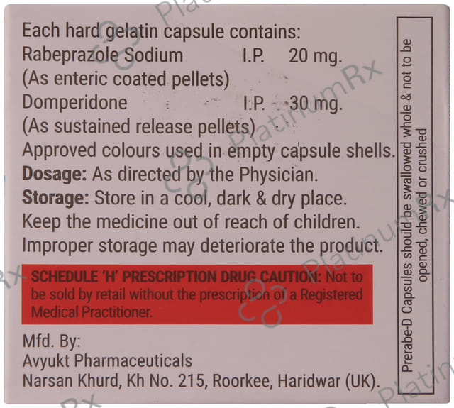 Prerabe D Capsule SR