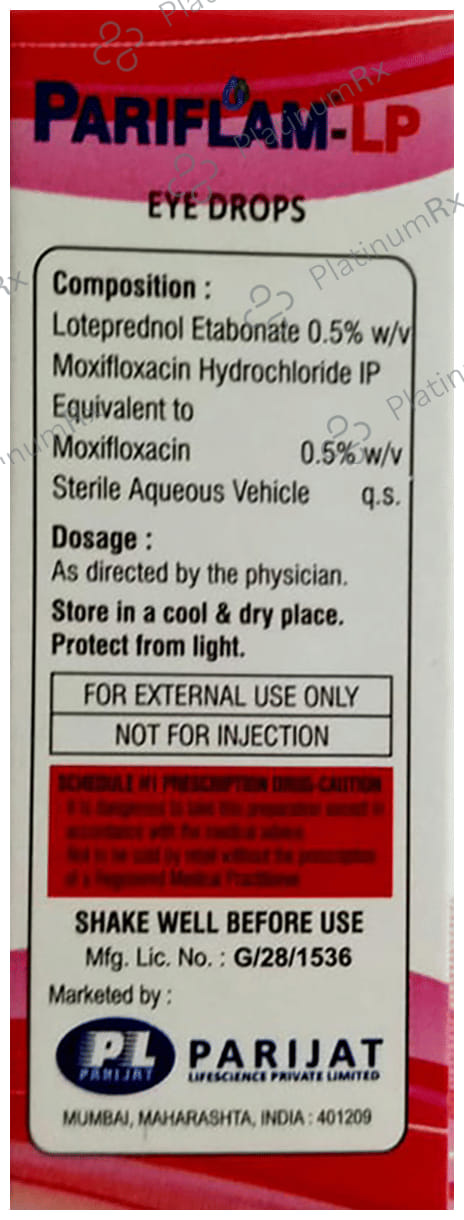 Pariflam LP Eye Drop 5ml