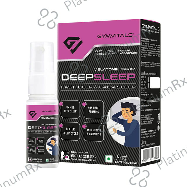 Gymvitals Deepsleep Melatonin Oral Spray