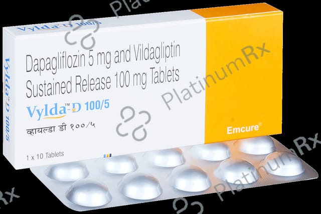 Vylda D 5/100mg Tablet 10s