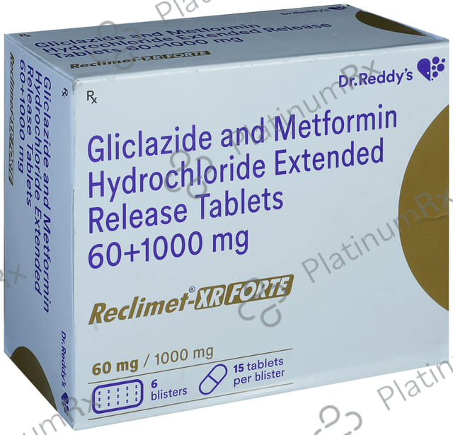 Reclimet XR Forte 60/1000mg Tablet 15s