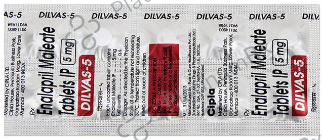 Dilvas 5mg Tablet 10s