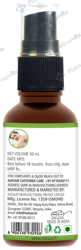 Natuur Stress Relief Mist Marjoram and Bergamot